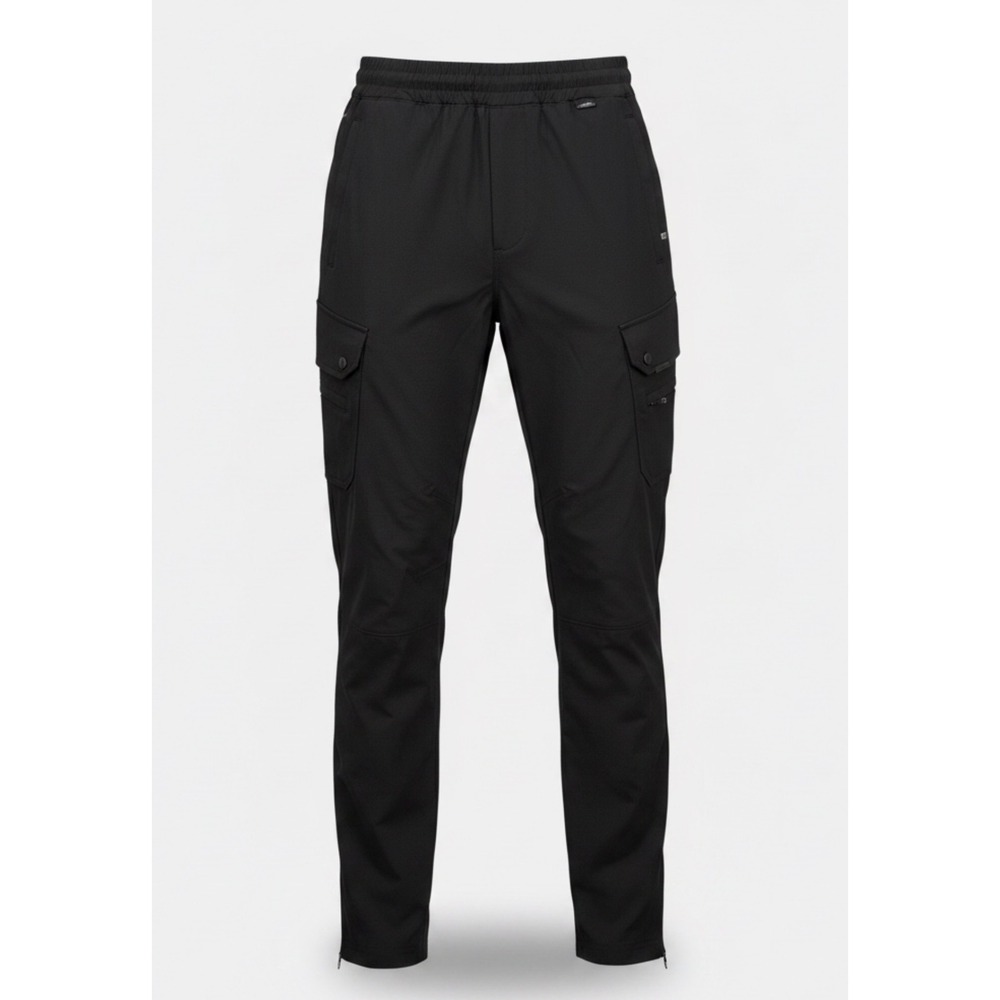 Represent 247 Pants Mens Small Black Technical Cargo Trousers Nylon Stretch